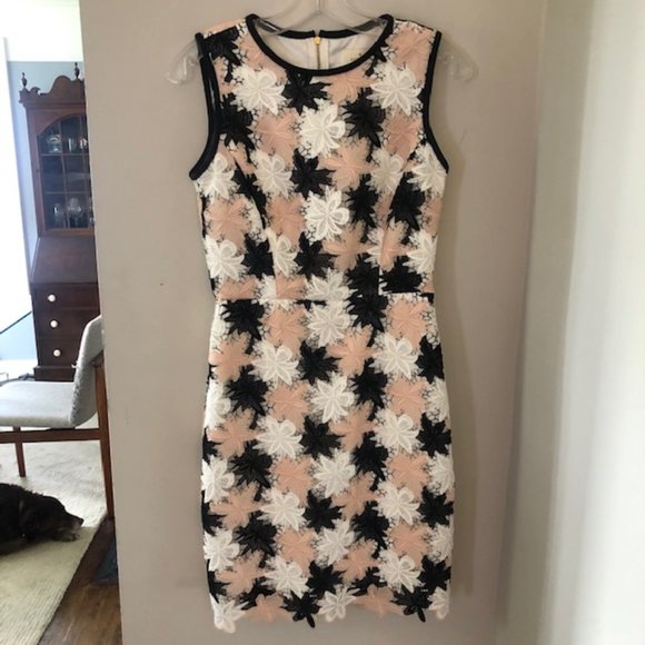 Kate Spade Tiger Lily Embroidered Sheath Dress - Picture 4 of 11